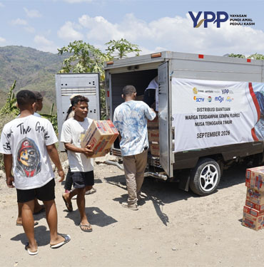 YPP Emtek Media Jangkau Manggarai Timur Salurkan Bantuan Gempa sijunjung dan Layanan Psikososial Anak